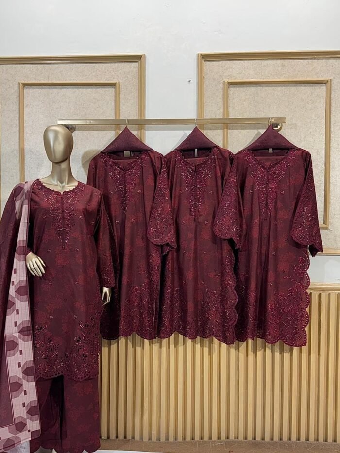 Lawn 3pc Stitched Suit