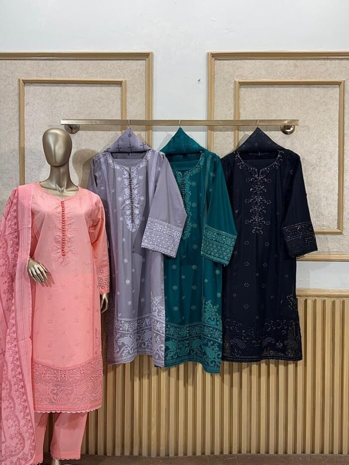 Lawn 3pc Stitched Suit