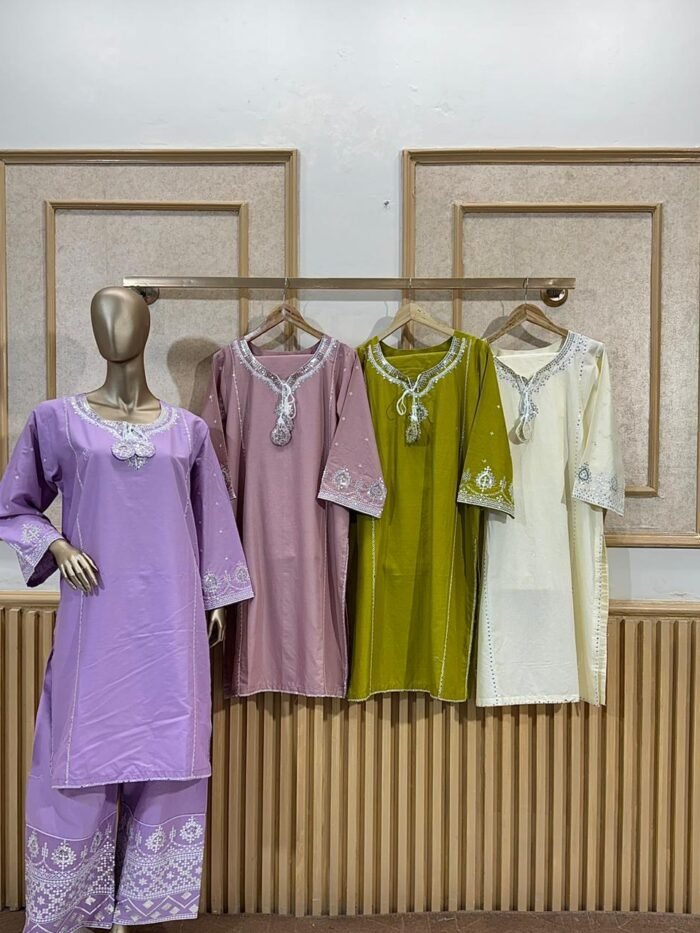 2Pc Stitched Lawn Suit