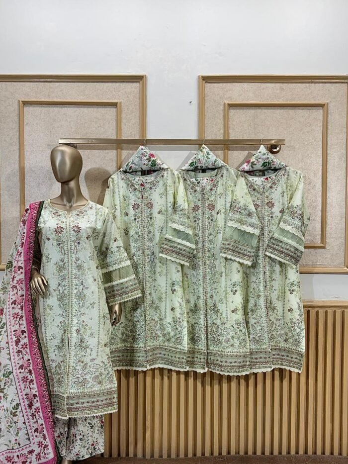 Lawn 3pc Stitched Suit